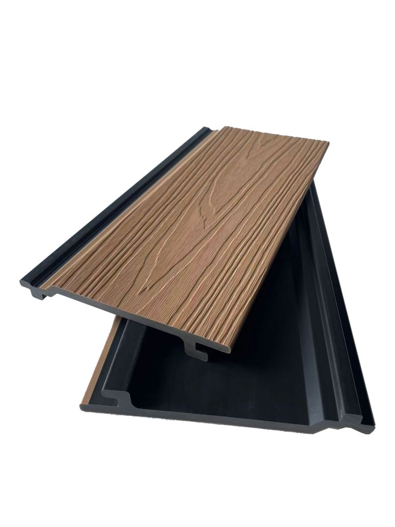 Semi-Co-Extruded 155-20 Wall Panel with Ash Wood Grain
