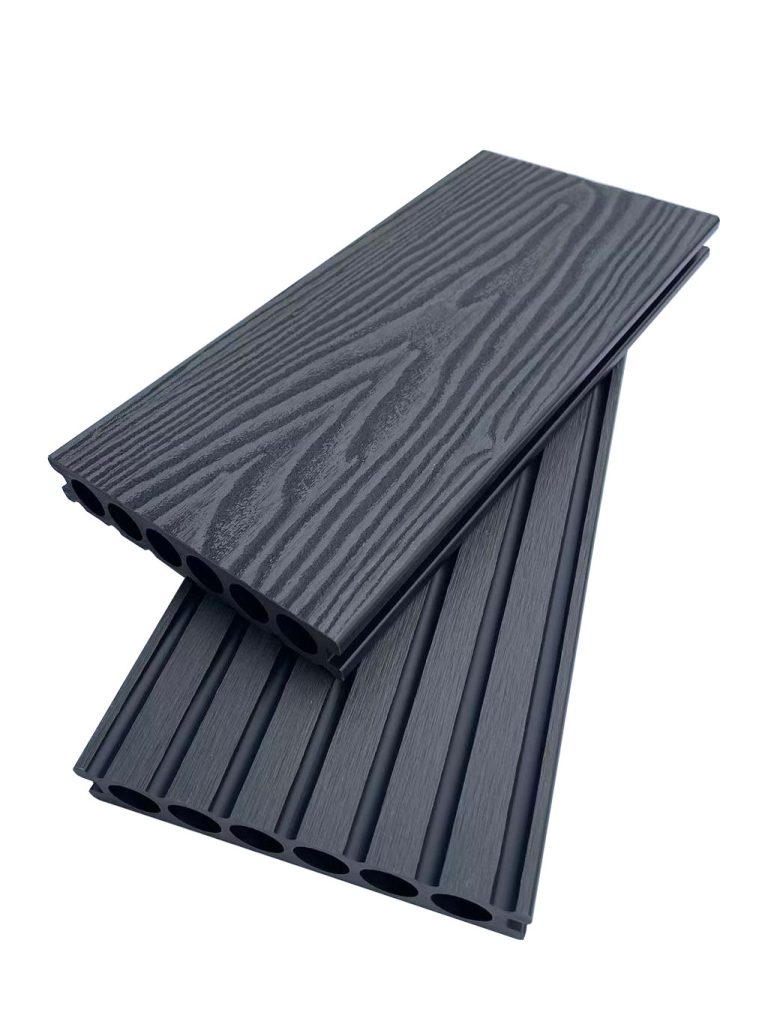 140-25 Type B Round-Hole Decking with 3D Embossed Wood Grain