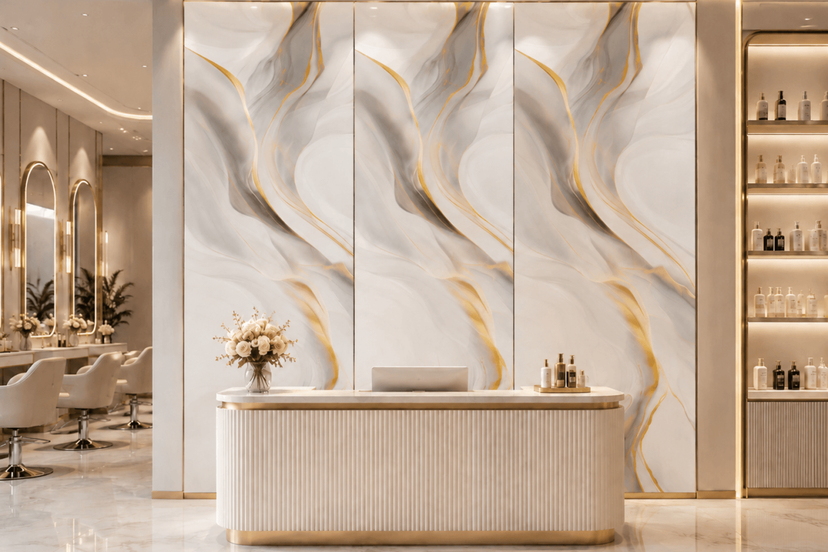 Gilded Marble Sheet